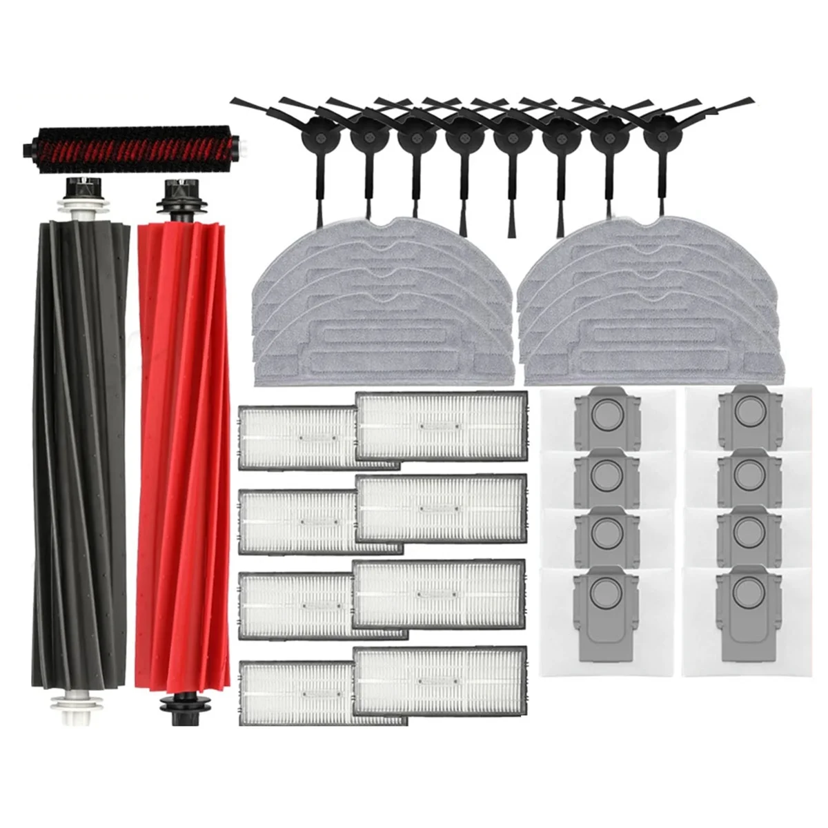 

IDS-For Roborock S8 PLUS S8+ S8 Pro Ultra G20 Robot Vacuum Main Side Brush Mop Filter Dust Bag Cleaning Rolling Brush Parts
