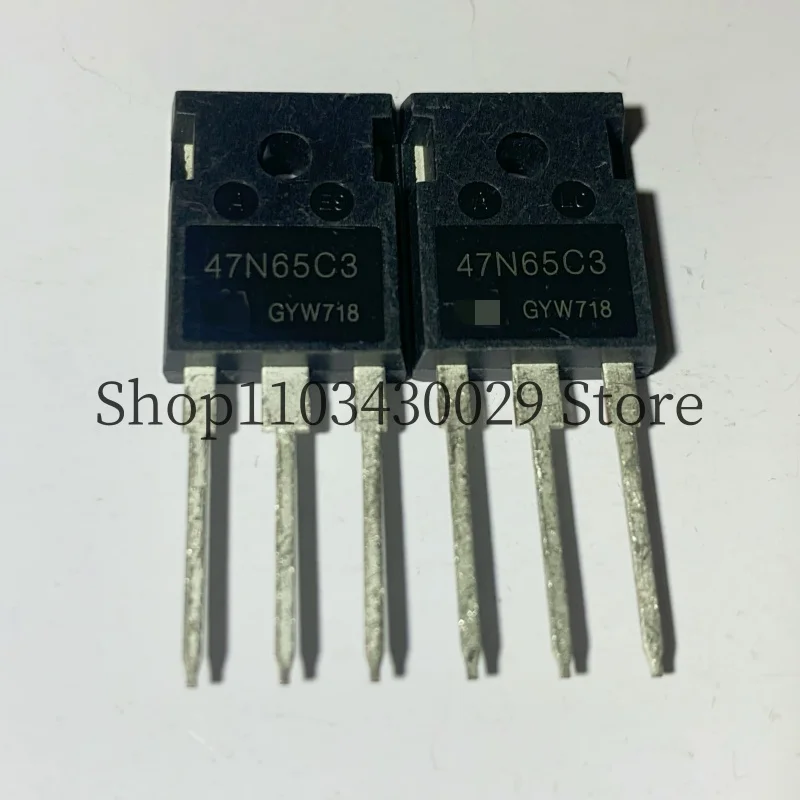 10Pcs New and Original SPW47N65C3 47N65C3 TO-247 47A 650V MOSFET Field Effect Tube