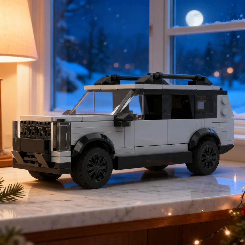 237pcs MOC Kia Telluride City Model Building Blocks Christmas Gifts Toy Brick Assemble Collection Education Idea 3D Display