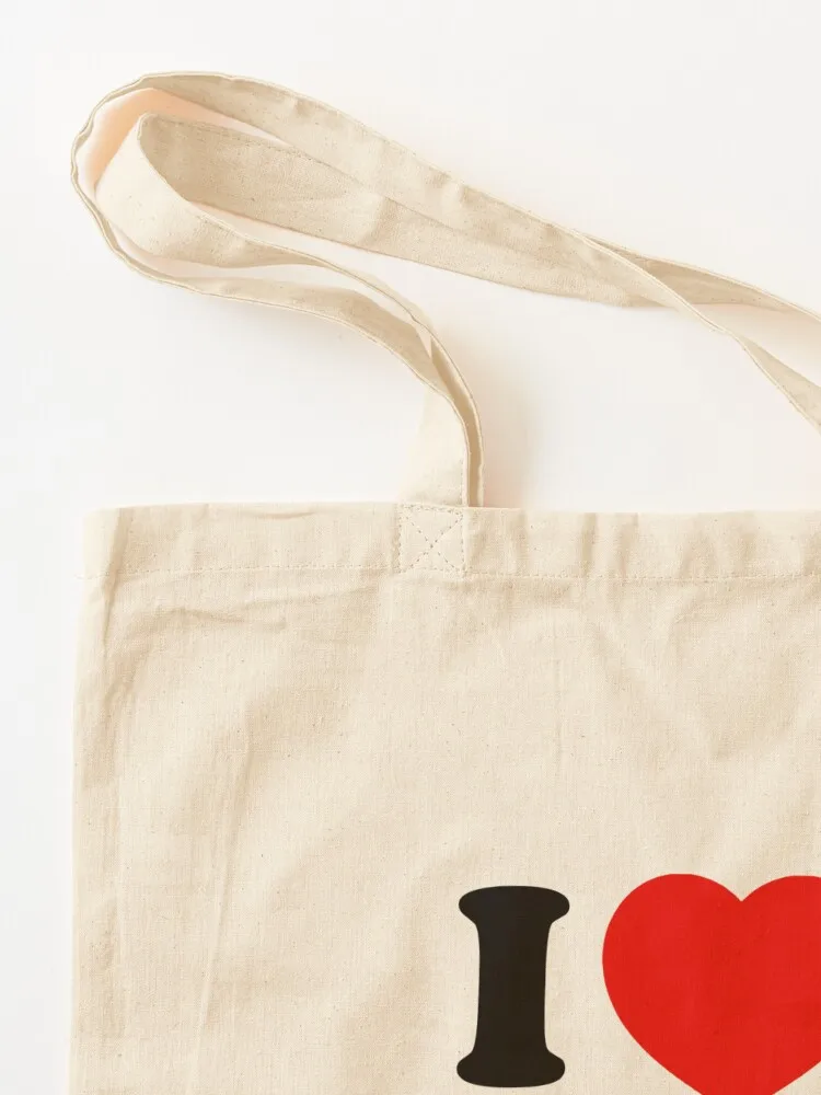 I Love Submissive Men Tote Bag Handbags women Canvas shopping bags foldable Woman shopper bag