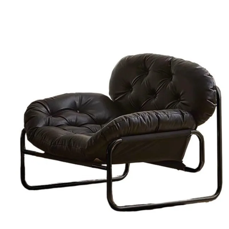 

Home lunch break living room leisure single sofa chair bedroom small apartment balcony medieval style chair