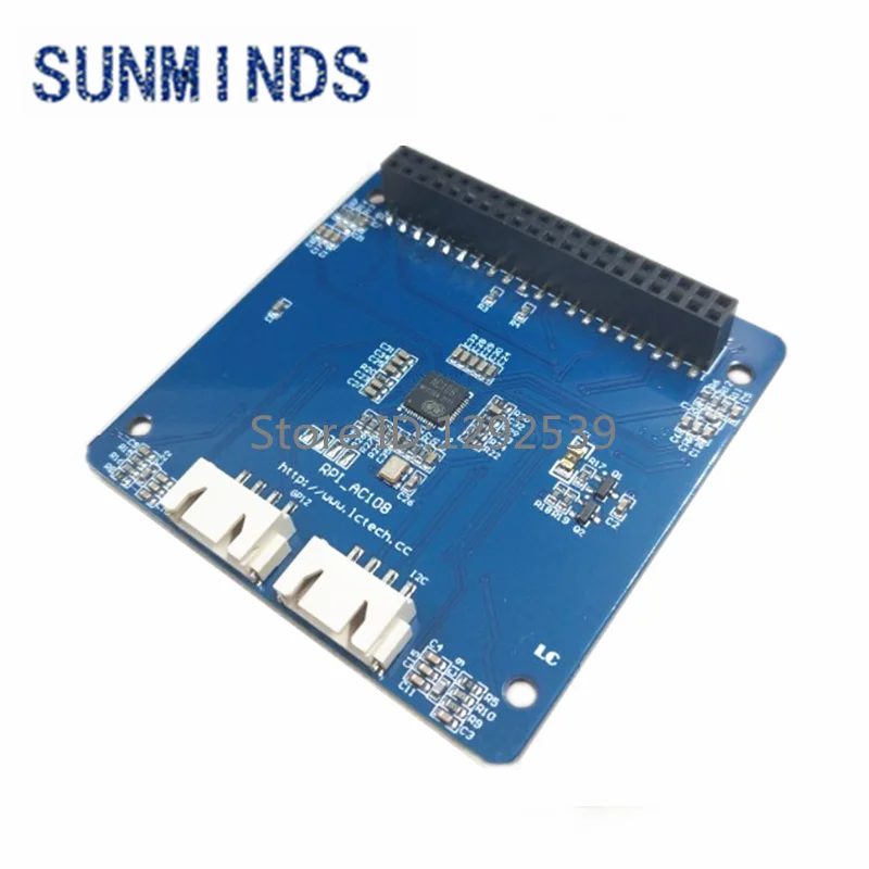 4 Mic AC108 Audio Decoder Module Voice Sound Recognize Board I2C IIC Interface 3.3V/5V For Raspberry Pi ZERO/ZERO W/2B/3B/3B+/4