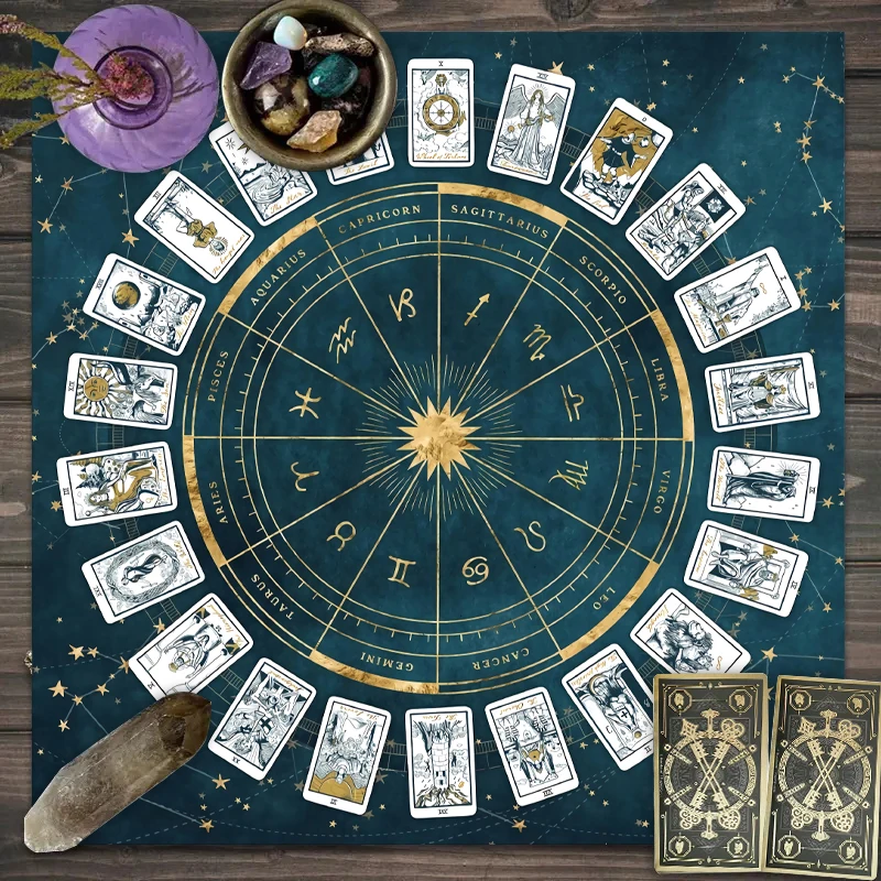 ผ้าปูโต๊ะไพ่ทาโรต์ 1 ชิ้น, ผ้า - Zodiac Party Games บทวิจารณ์และราคา