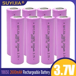 3.7V 2600mah 18650 Battery Real Capacity Li-Ion Lithium Rechargeable Batteries for Strong Light Flashlight Head Laptop Torch Toy