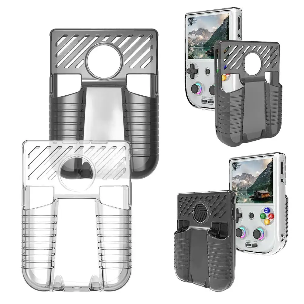 

TPU Protective Cover for Anbernic RG 406V Game Console Protective Cover Cooling Transparent Anti-drop Protectiv Sleeve Accessory