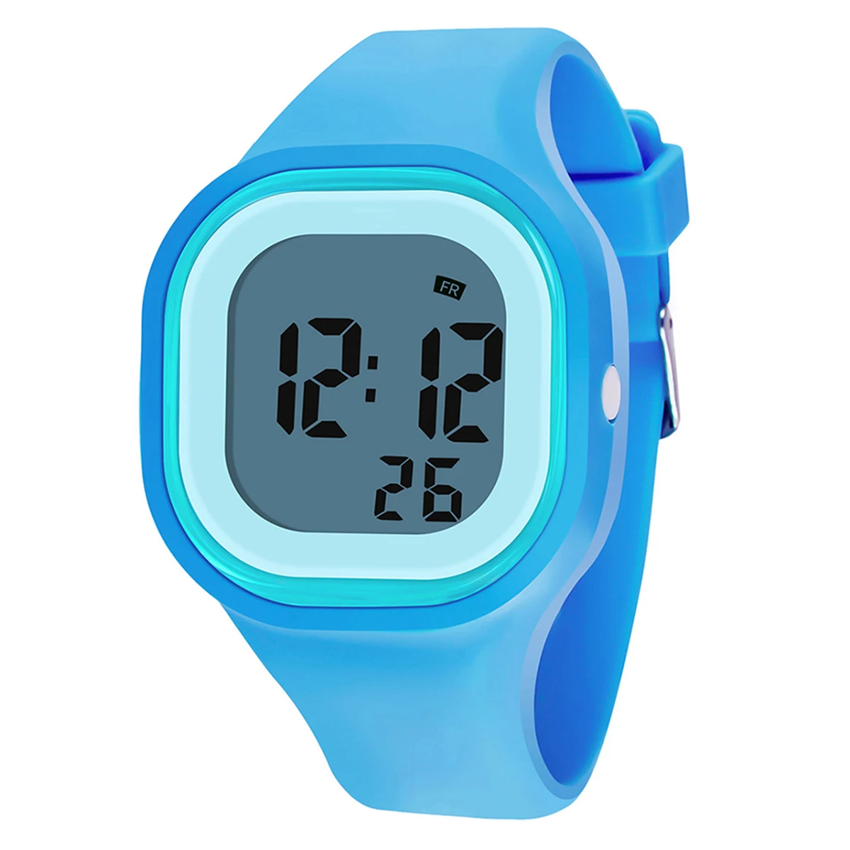 

Digital Luminous Watches Women Men Waterproof Sport Glow Electronic Quartz Wristwatch LED Backlight