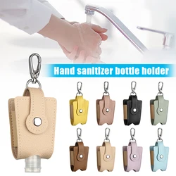 New Hand Sanitizer Keychain Holder Refillable Containers 30ml Flip Cap Reusable Bottles with Keychain Carrier Travel Accessories