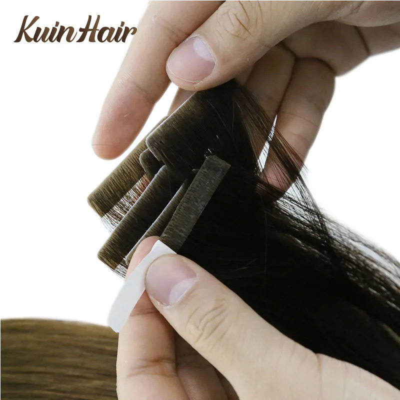 Injectione Invisible Tape In Hair Extensions Straight Brazilian Virgin PU Skin Weft Tape Hair Extensions Natural Real Human Hair