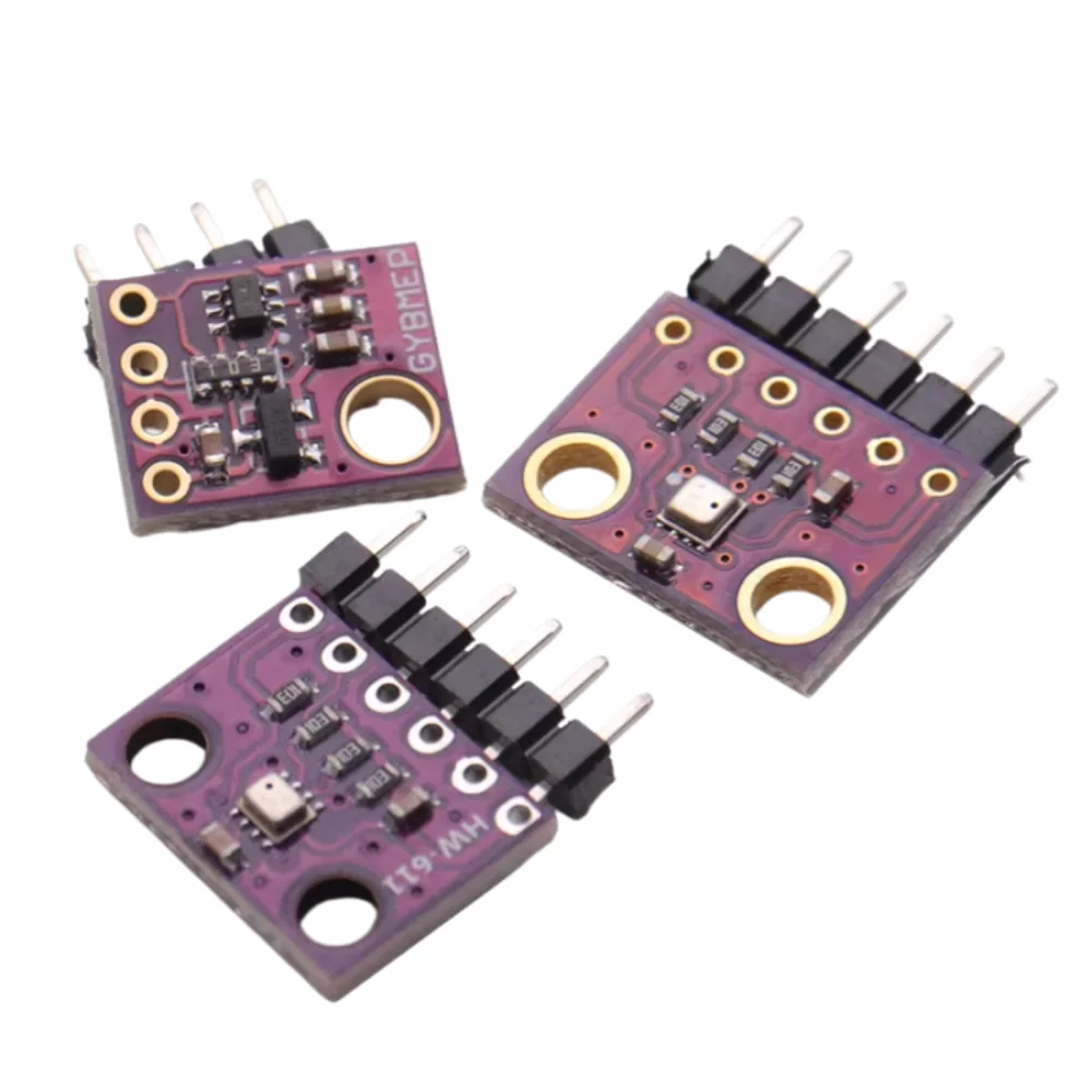 10-2pcs BME/BMP280 3.3V-5V Temperature Humidity Air Pressure Module High-precision Digital Temperature Humidity and Sensor
