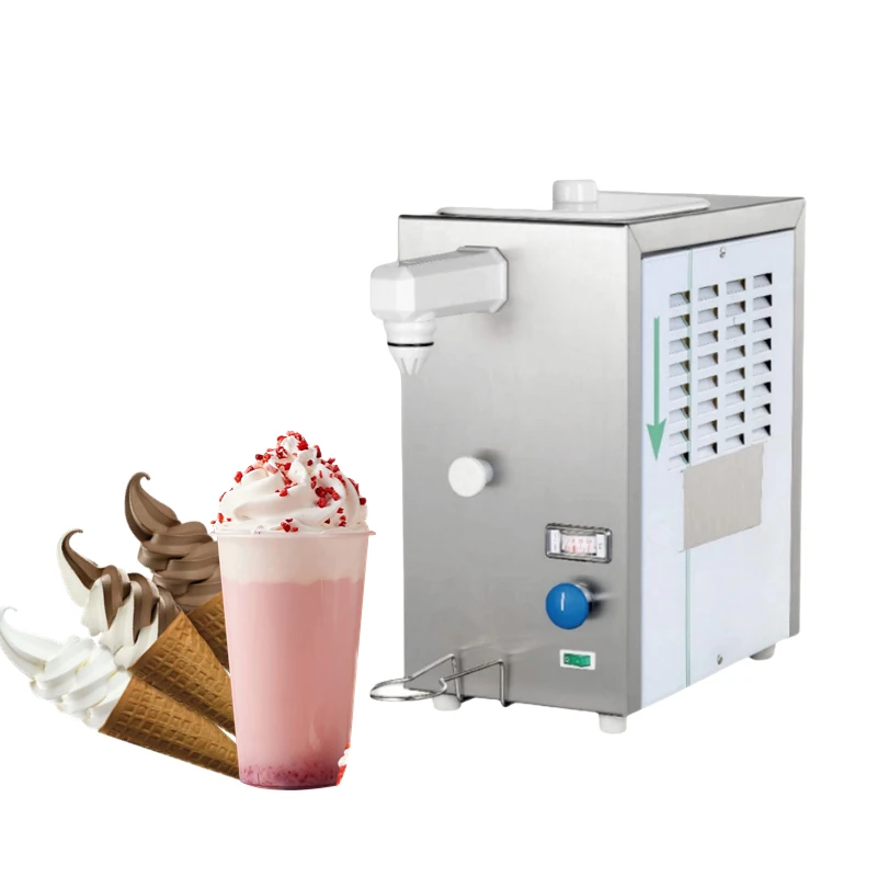 2026 Popular Whipped Cream Soft Commercial Table Top Italian Hard Softy Vending Machine Ice Cream Filling Machine Price for Sale