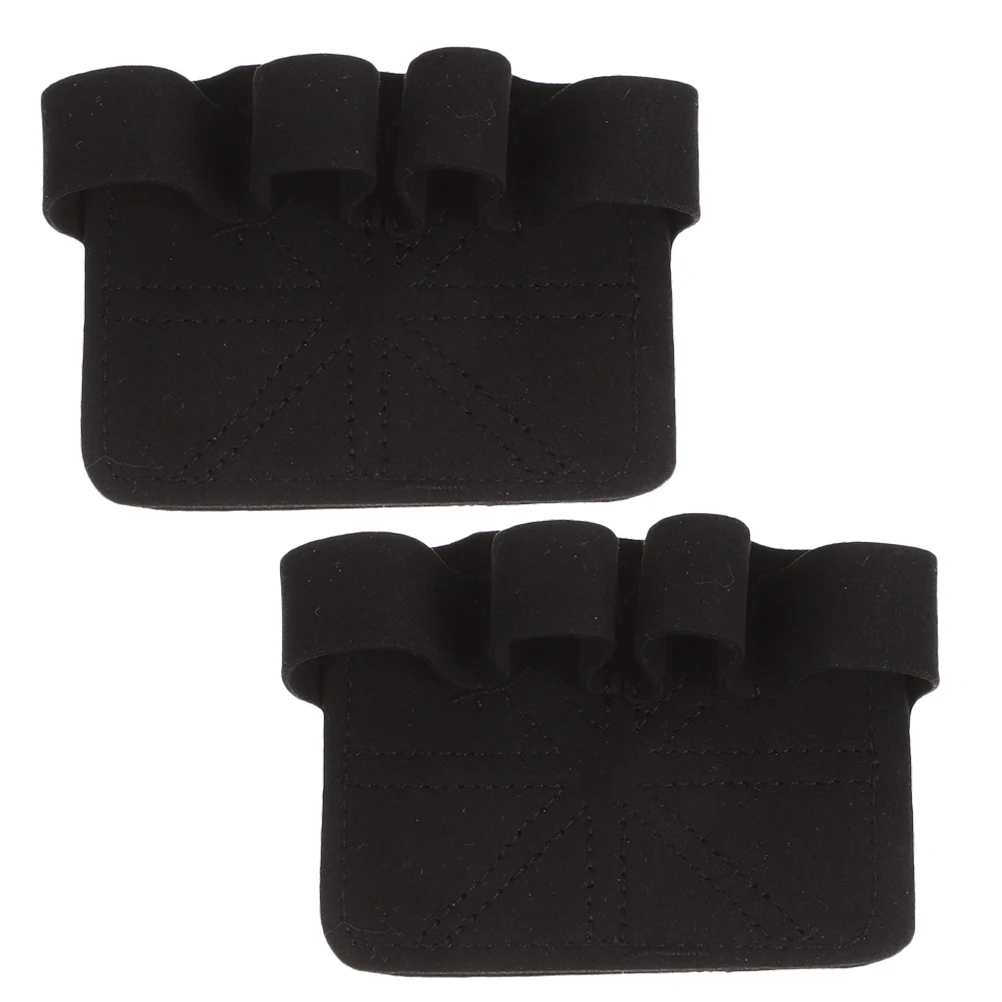 

Weightlifting Gloves Black Gym Workout Hand Grips Non Slip Breathable Pull Up Gloves Barbell Palm Guard Fitness Training