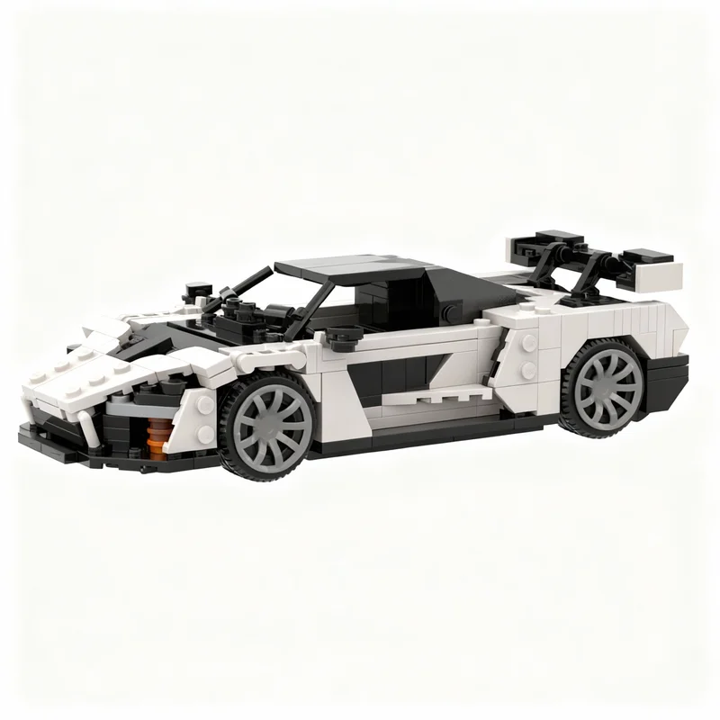 ตัวต่อรถ McLarenesd Senna 395 ชิ้น ของเล่นสร้างสรรค์ ชุดตัวต่อเสริมพัฒนาการ ของขวัญคริสต์มาส ของขวัญวันเกิด