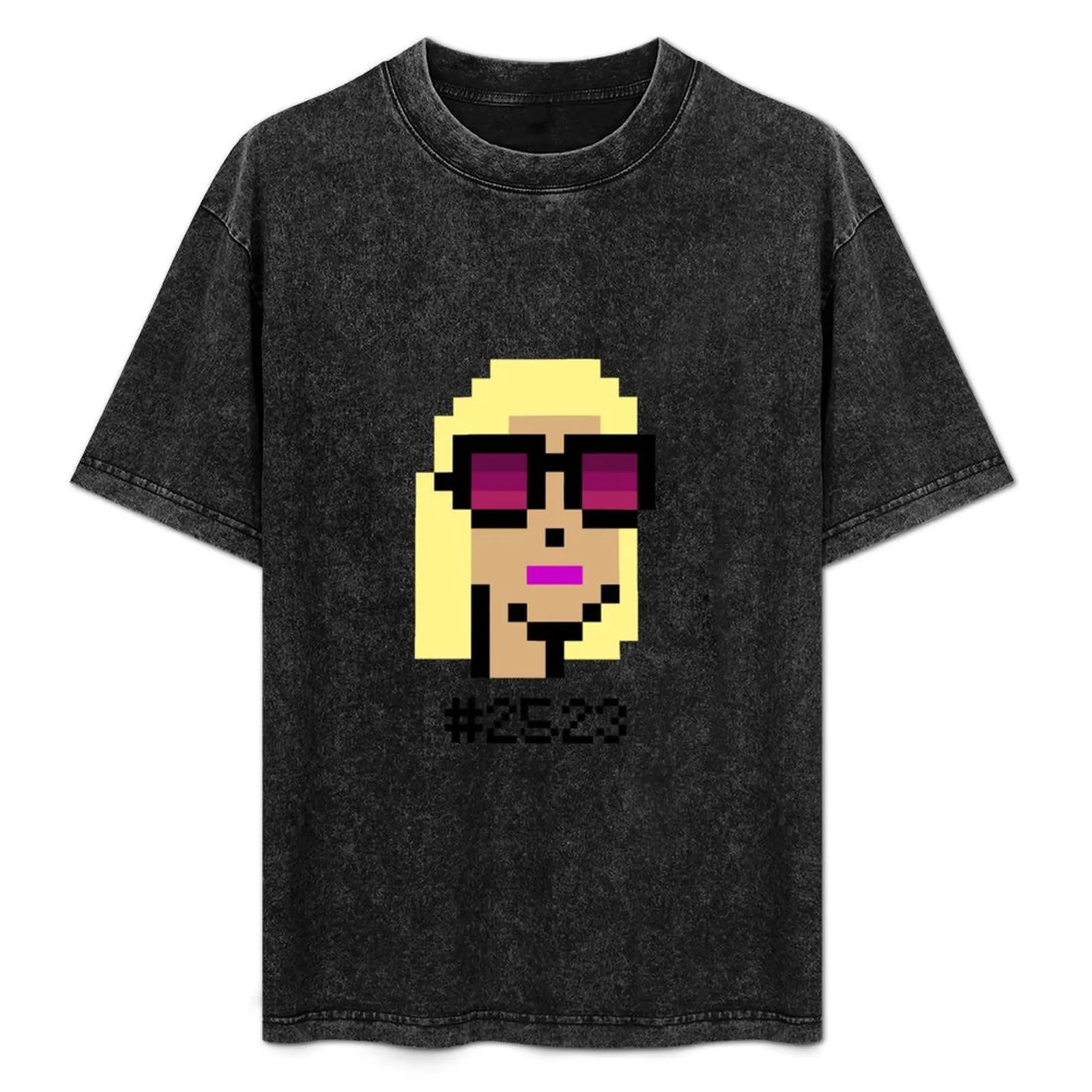 

CryptoPunks #2523 T-Shirt Fashion Graphic Tee for Men