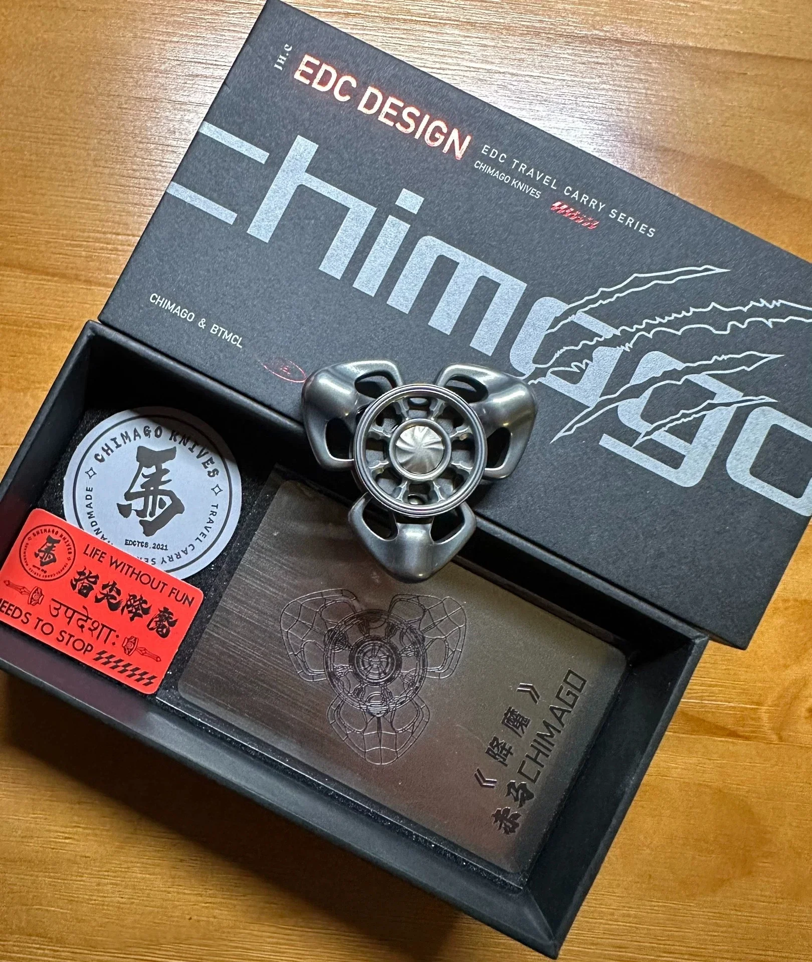 CHIMAGO EDC Demon Slayer Fingertip Gyroscope Has A Great Feel