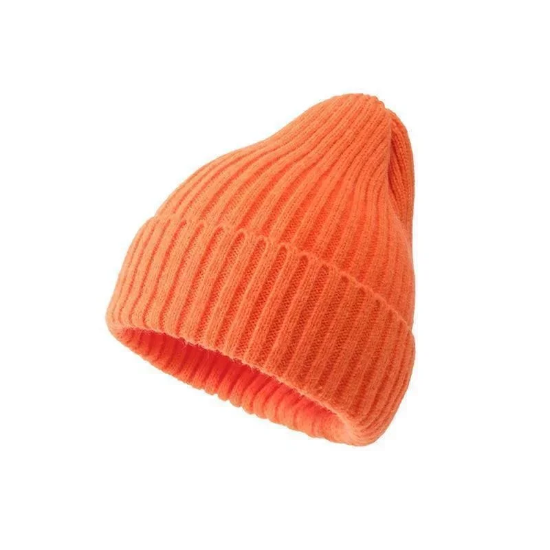 Nowa czapka beanie zimowa dla kobiet mężczyzn chłopców dziewcząt szydełkowa czapka jednolity kolor unisex jesienne czapki dziergane akcesoria uniwersalne