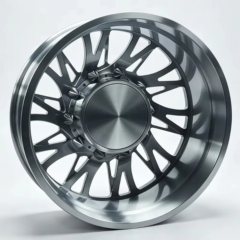 【2026】American Force Alternative Spike Design Forged Dually Rims 22 24 26 Inch Polish 8/10 Lug For Chevy GMC Ford Dually Pickup