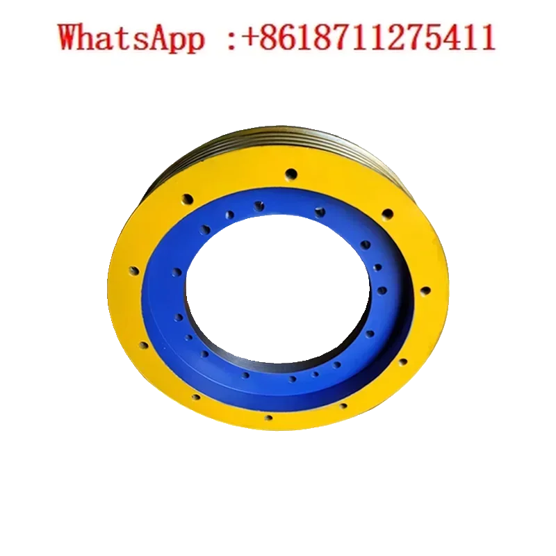 Elevator traction wheel accessories, counterweight reverse rope, car roof wheel, guide wheel, Lingyun 2, shaft diameter 440