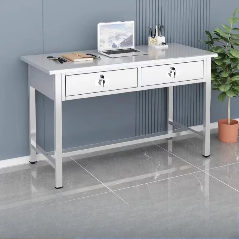 

304 stainless steel desk with drawers medical laboratory writing table aseptic workshop rectangular workbench