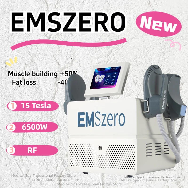 EMSzero RF 6500W 200HZ HI-EMT EMS Slimming Machine Muscle scuplting Optional Pelvic Cushion