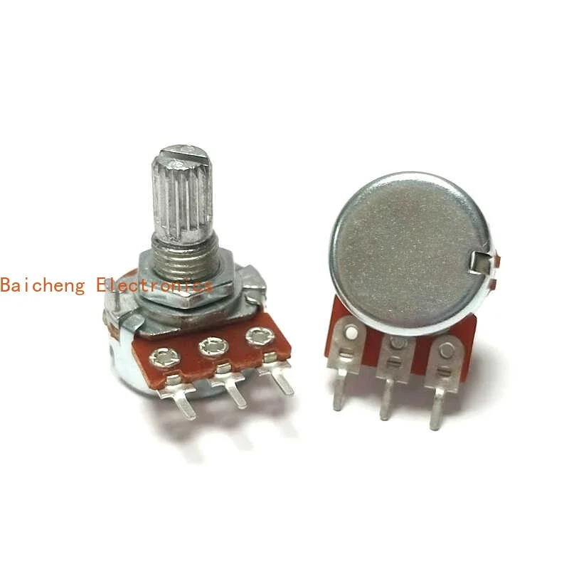 10PCS 16 type single link B10K50K100K potentiometer power supply audio guitar tuning