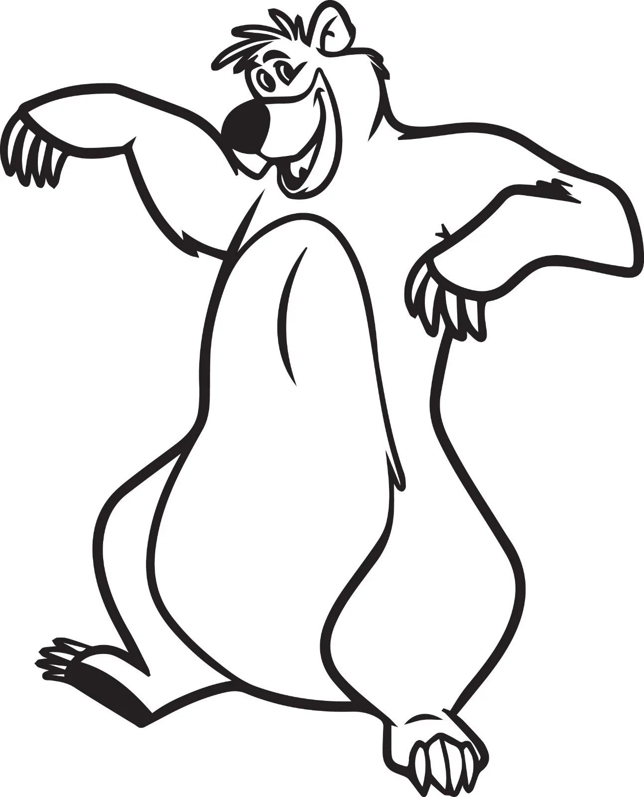 Baloo Mowgli ventana coche el libro de la selva exhibición vinilo pegatina de pared extraíble decoración autoadhesiva