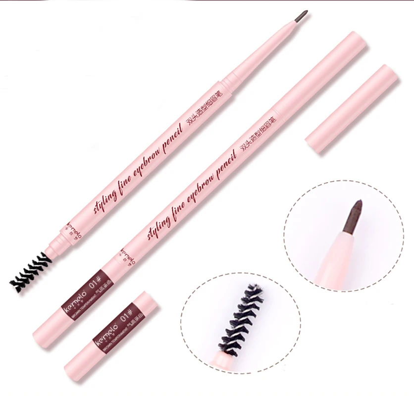 Double Head Eyebrow Pencil Long Lasting Waterproof 6 Colors Eye Brow Pen Tint Mascara Enhance Cosmetics Beauty Women Makeup