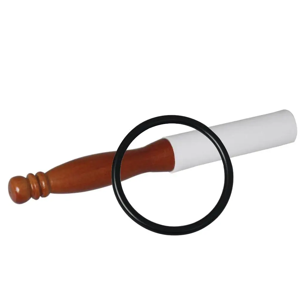 Rubber Mallet with Wooden Handle for Crystal Quartz or Tibetan Meditation s