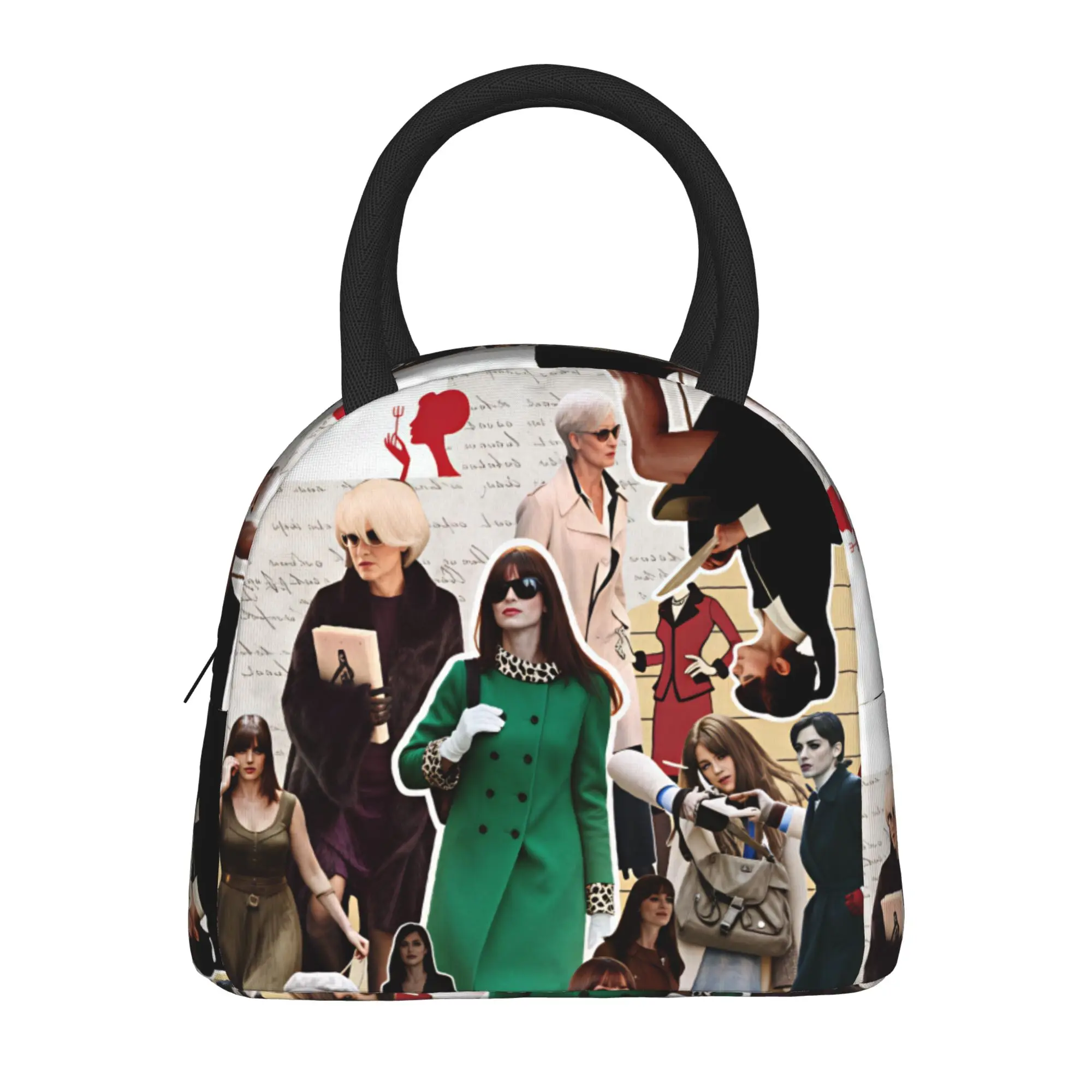 The Devil Wears Pradad Lunch Bag Film Lunch Box School Portable Tote Food Bags For Women Waterproof Graphic Design Cooler Bag