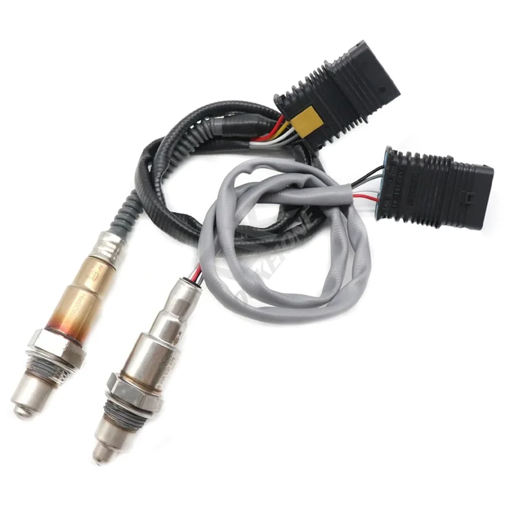 2Pcs Front Rear Upstream Downstream Air Fuel Ratio Oxygen Sensor for BMW X1 F48 2.0L 2016-2019 Mini Cooper F54 F56 F57 2014-2019