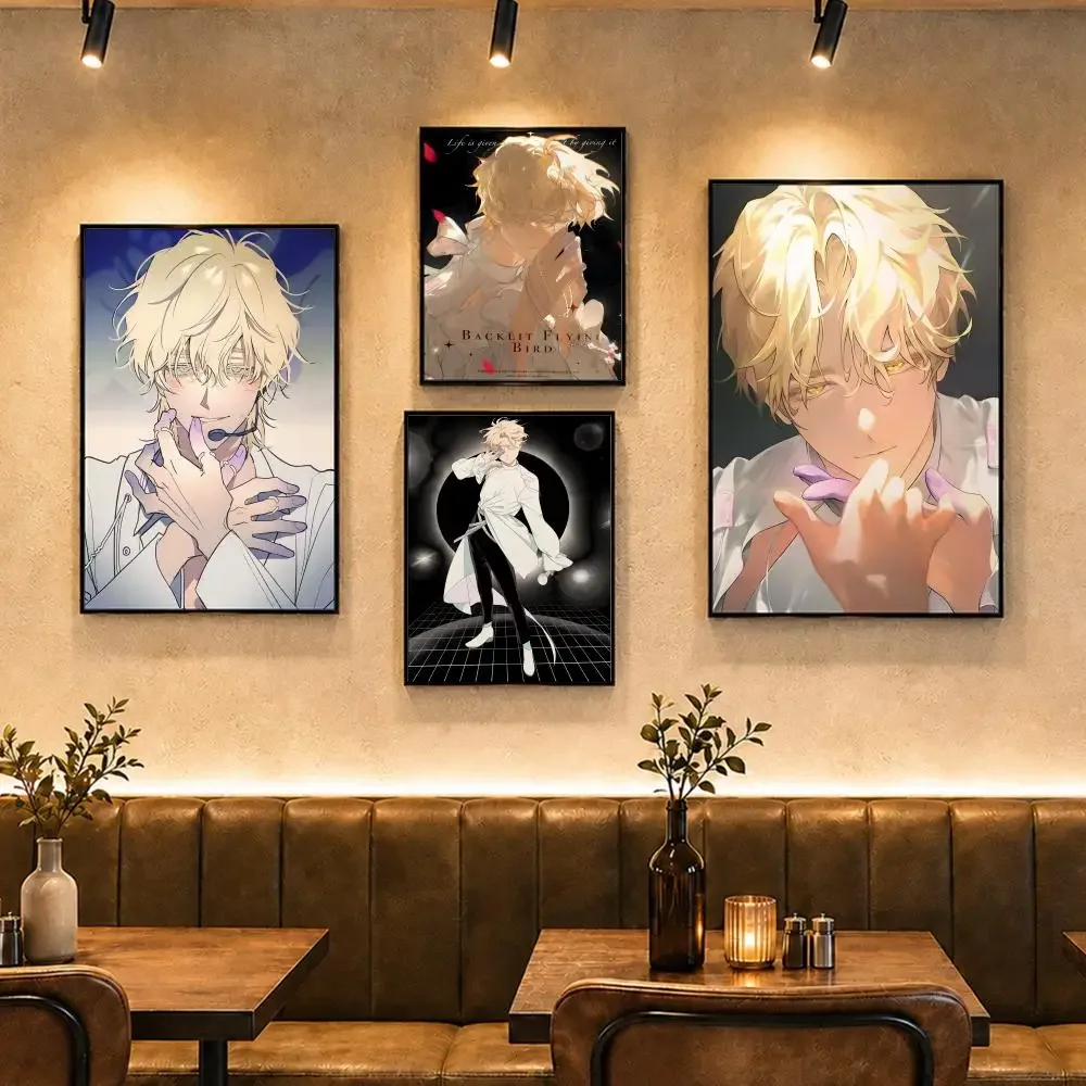 Popular Character A-Alien Stage luka Poster Vintage Retro Anime Poster Stickers Peel and Stick Wall Art Home Decor