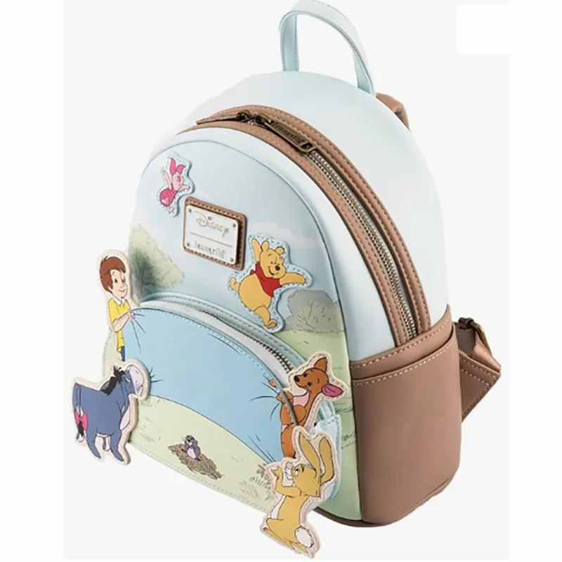 Loungefly Disney Winnie The Poof 95th Anniversay Celebration Toss Womens Double Strap Shoulder Bag Purse Cute Backpack Kids Gift