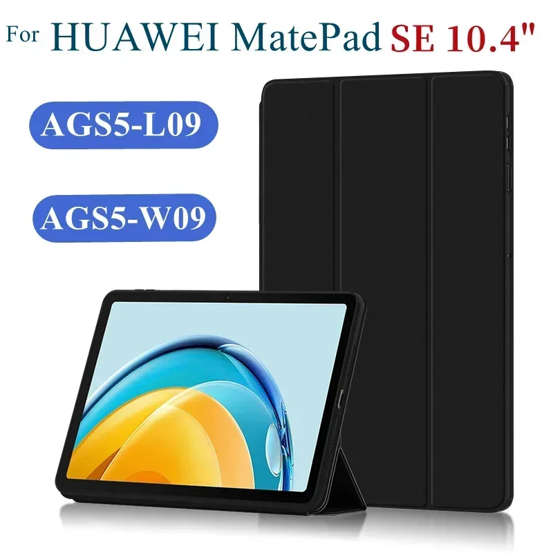 

Smart Case For HUAWEI MatePad SE 10.4" 2022 Magnetic Folding Cover for matepad se AGS5-L09 W09 10.4" Tablet Protective Shell