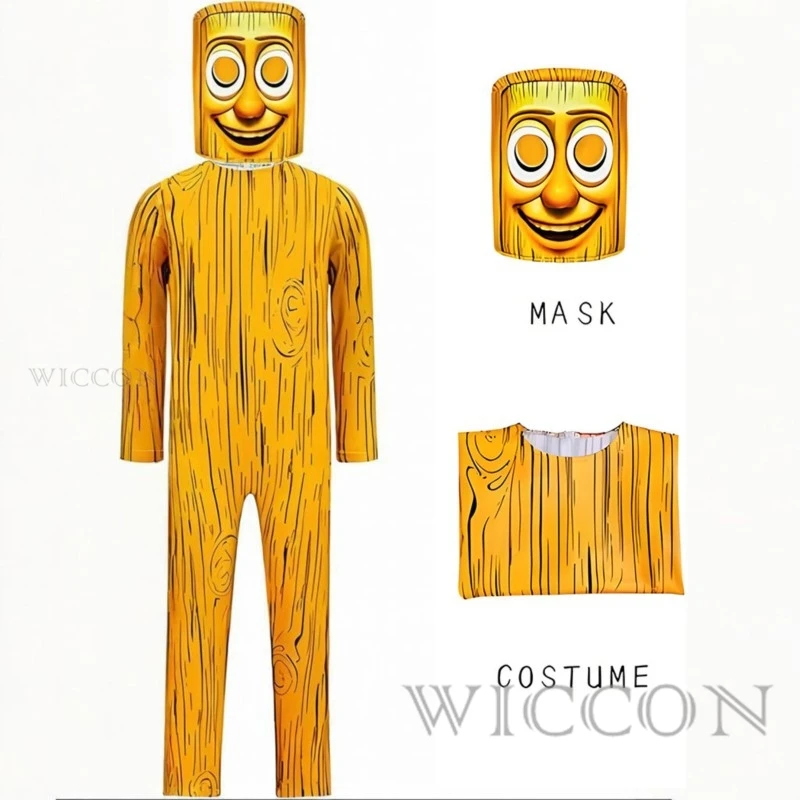 أزياء الهالوين تونغ تونغ صحور التأثيرية من Zentai للبالغين والأطفال بدلة مضحكة للعب الأدوار ملابس لطيفة لحفلات الكرنفال #3