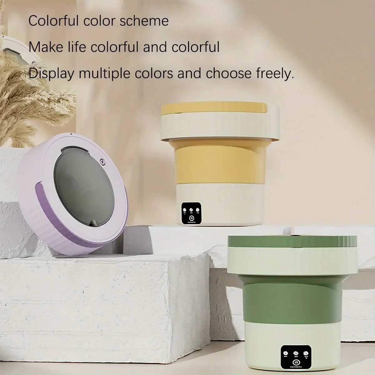 

1 portable mini washing machine - perfect for underwear, apartments, camping, travel, RVs, and laundry rooms Funda para lavadora