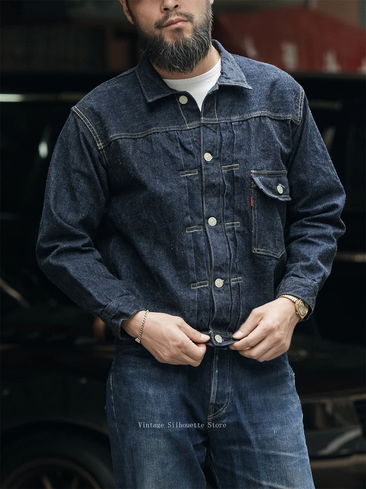 Rugged Bronson 47806XX Raw Selvedge Denim Jacket Type I 1947 Model