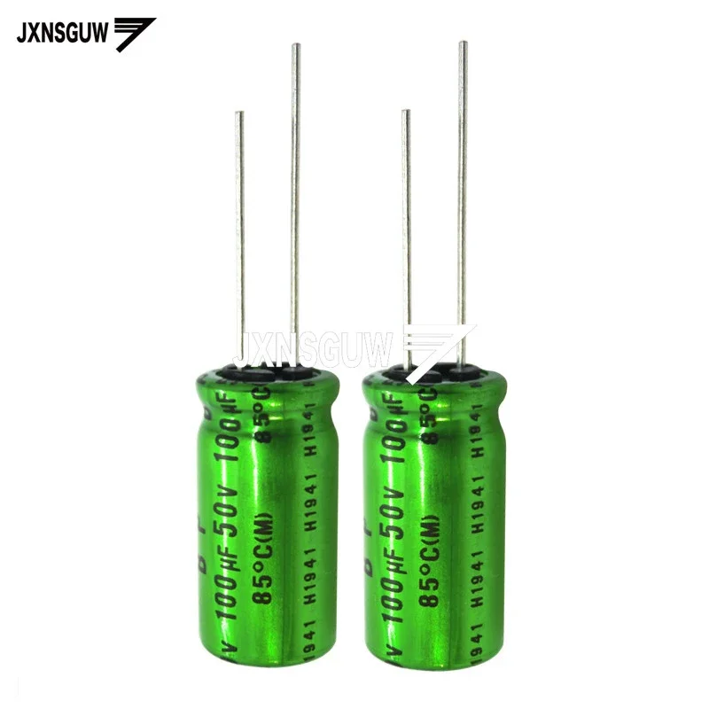 10 ชิ้น/ล็อต ตัวเก็บประจุแบบอิเล็กโทรไลต์ NICHICON MUSE BP 50V100UF 12.5X25MM ของแท้จากญี่ปุ่น ES 100UF 50V 85c จัดส่งฟรี