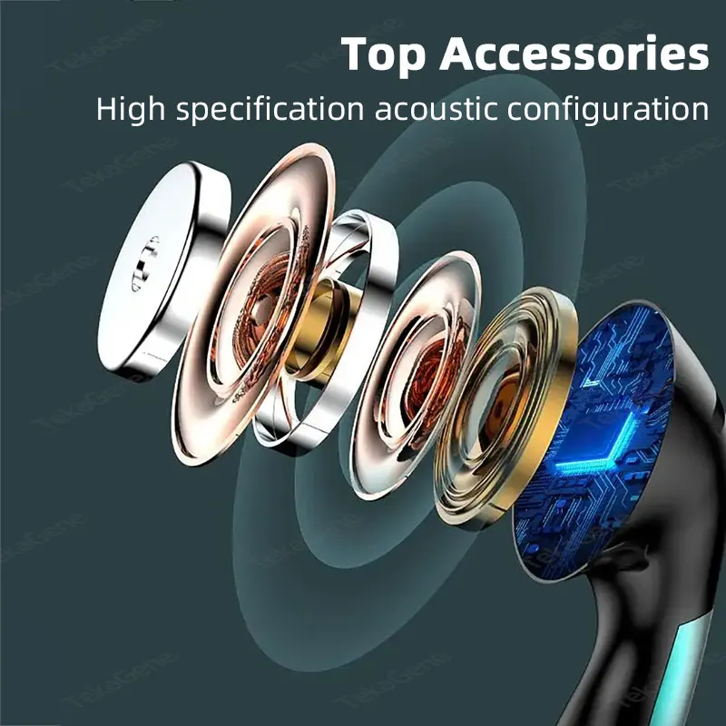 For Samsung HiFi Headphones Bass Stereo Volume Control With Mic Type C 3.5mm Eadphones For Galaxy S24 S23 S22 S21 Ultra Note 20