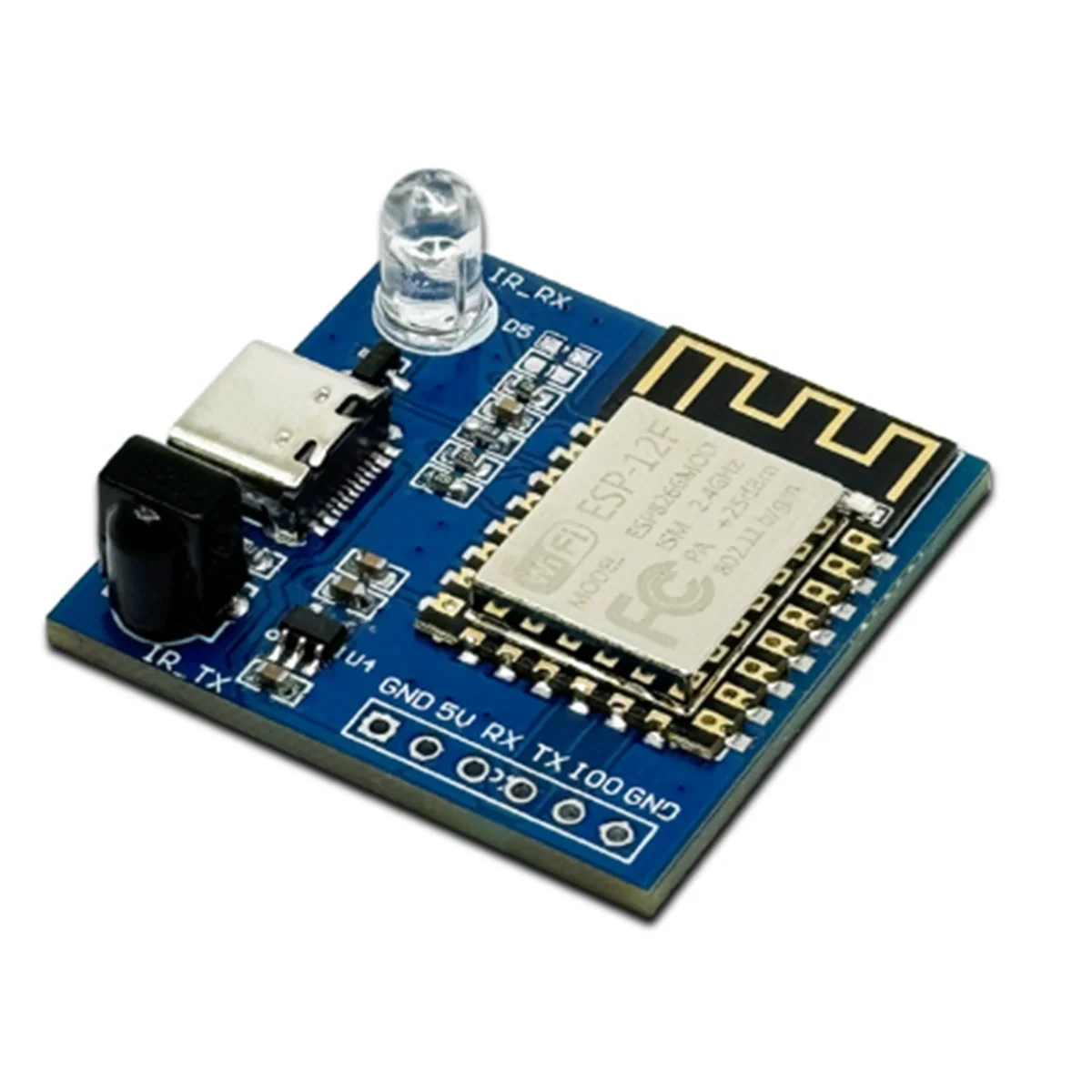 ESP8266 Infrarot-Sender-Empfänger für NEC Command WIFI ESP-12F-Modul TYPE-C-Schnittstellenübertragungsmodul-Sunrise