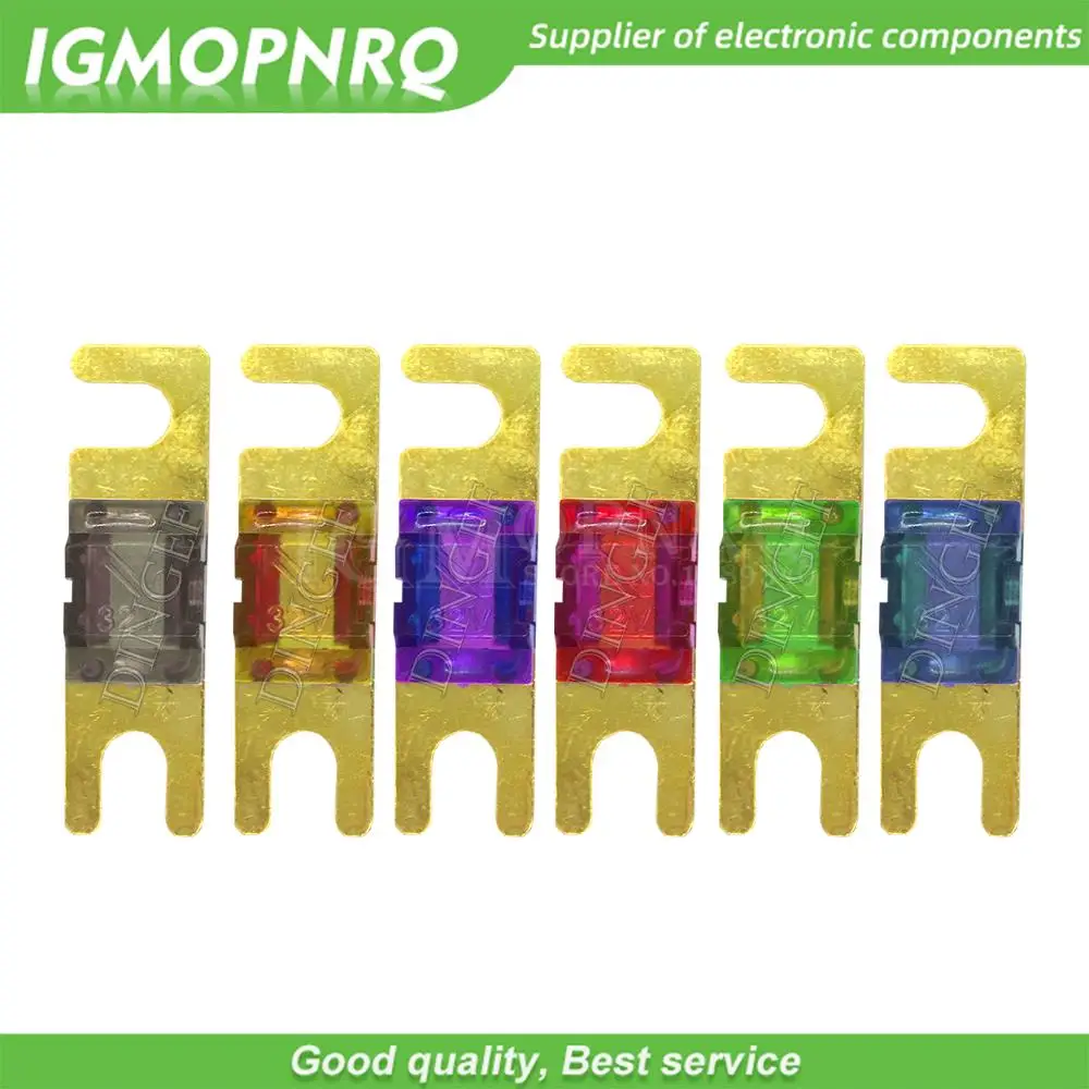 ANL Gold Plated Stud Car Fuses Mini Car Stereo Audio AFS Fuse 20A 30A 40A 50A 60A 70A 80A 100A 125A 150A 32V Auto Fuse Fuses Hot