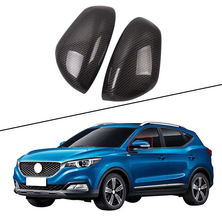 for 2017-2020 MG ZS Carbon Fiber ABS Side Rear View Mirror Cover Trim Stripe