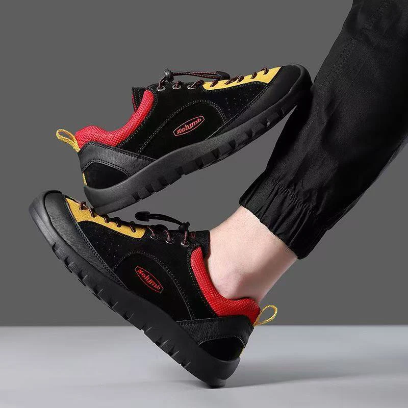 Men's Mountaineering Hiking Shoes Walking Breathable Outdoor Sneakers Training Sneakers Climbing Cross Country Jogging Shoes