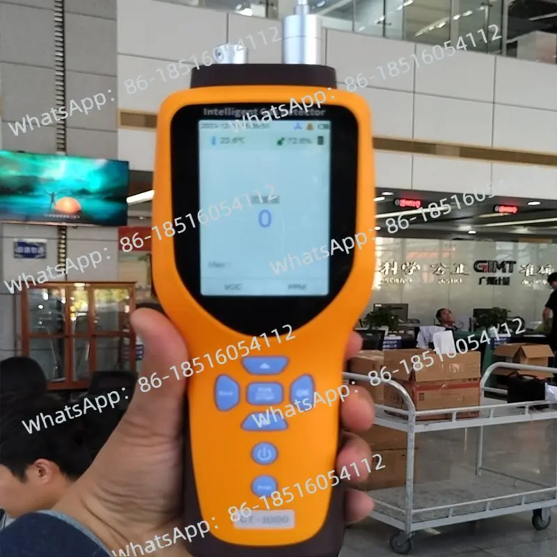 

Portable VOC Gas Detector Volatile Organic Compounds Range 0-2000ppm Resolution 1ppm