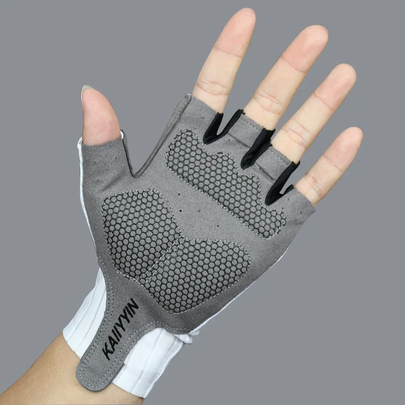 قفازات رياضية لركوب الدراجات الهوائية للرجال والنساء Guantes Ciclismo - قفازات ركوب الدراجات ذات اللون النقي