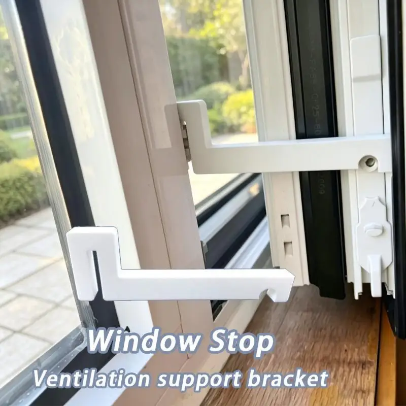 Window And Door Stop Fixing Device Outward-Opening Flat-Opening Window Limit Block Windproof And Anti-Shake Fixing Buckle