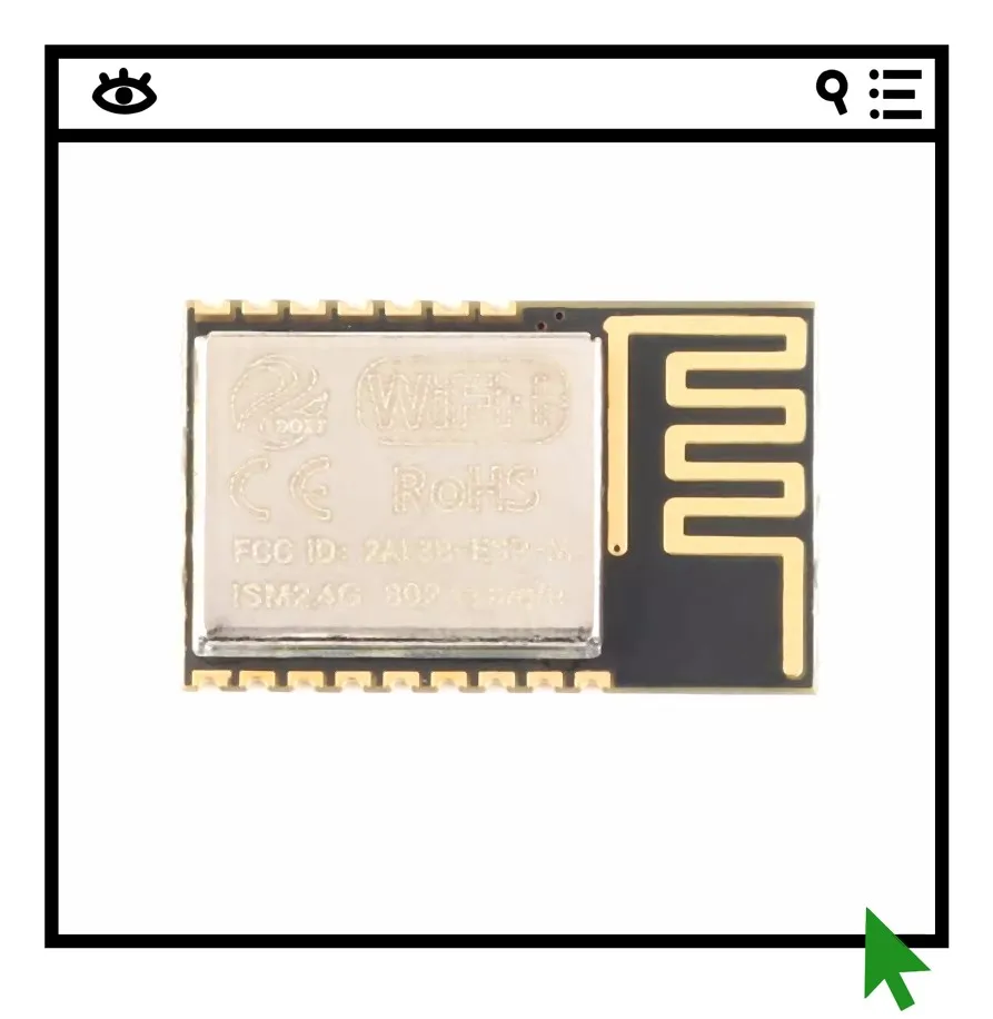 

2 шт. ESP-M2 ESP8285 Беспроводной модуль последовательного интерфейса Wi-Fi