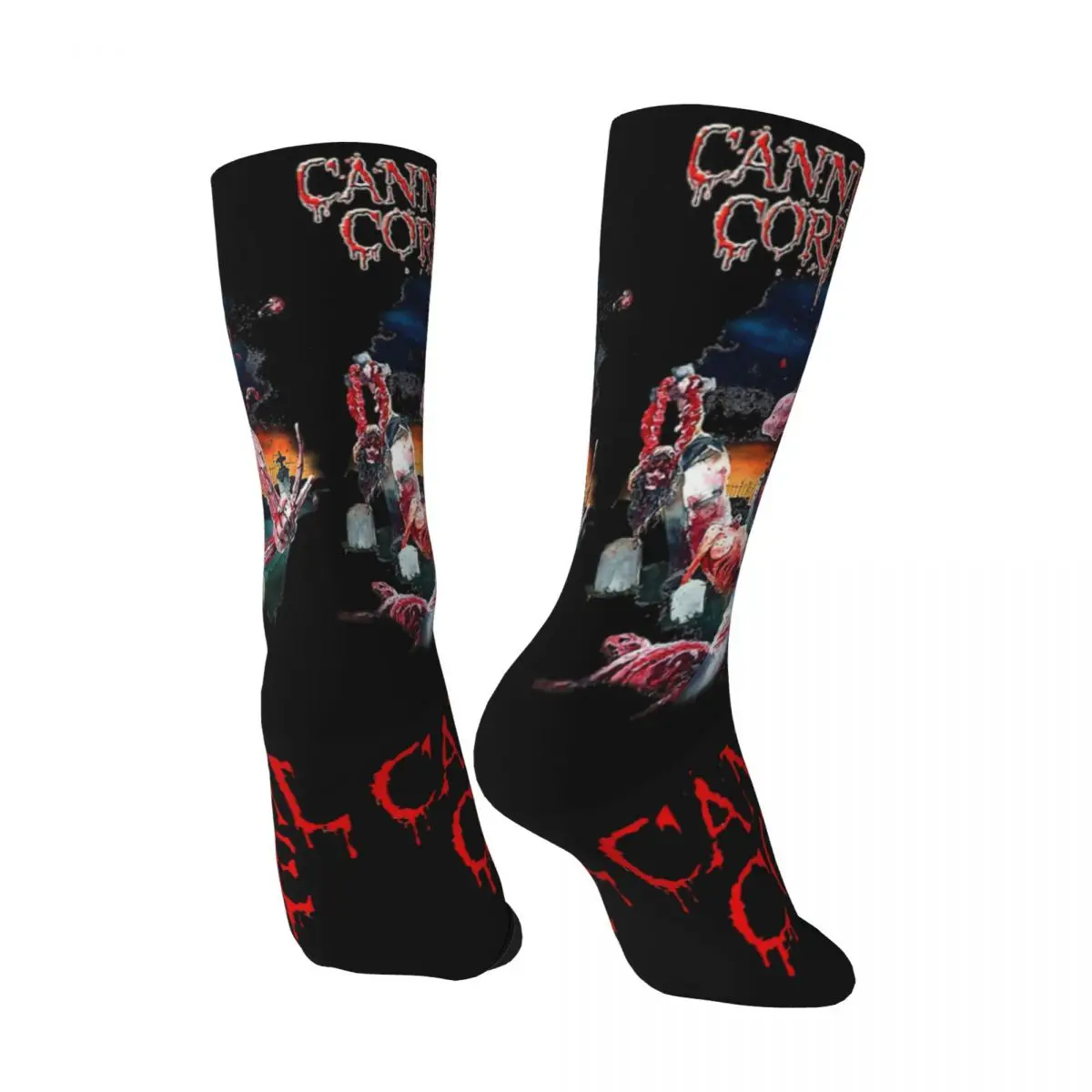 Cannibal Corpse Butchered at Birth Fetus Men Women Socks Motion Beautiful Spring, Summer, Autumn, and Winter Dressing Gifts