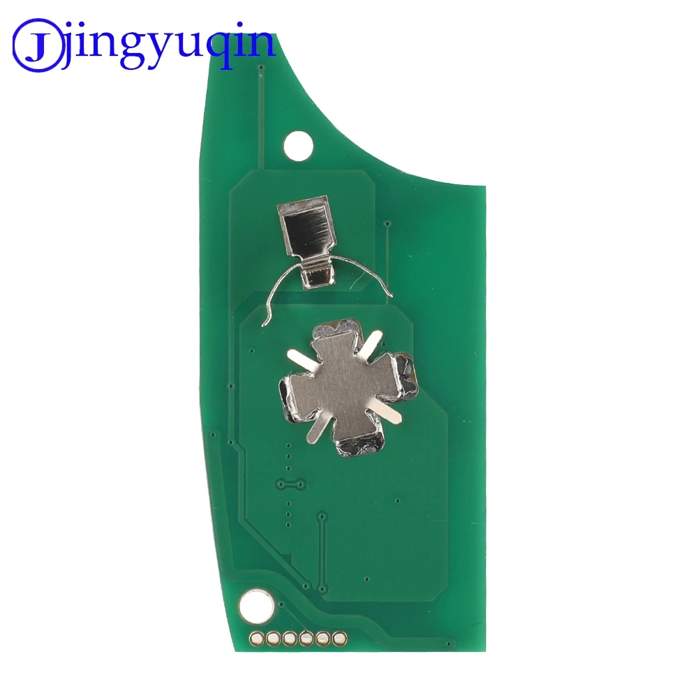 Jingyuqin 2 Tombol Kunci Lipat Mobil Remote Control Baru 434MHZ ID60Chip untuk Kia Picanto 2015 Model: DD2TX1307-TA 95430-H0500