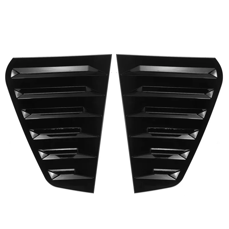 Rear Side Glass Louver Rear Triangle Window Cheek Decorative Sticker Car for Golf GOLF/R MK6 2010-2014