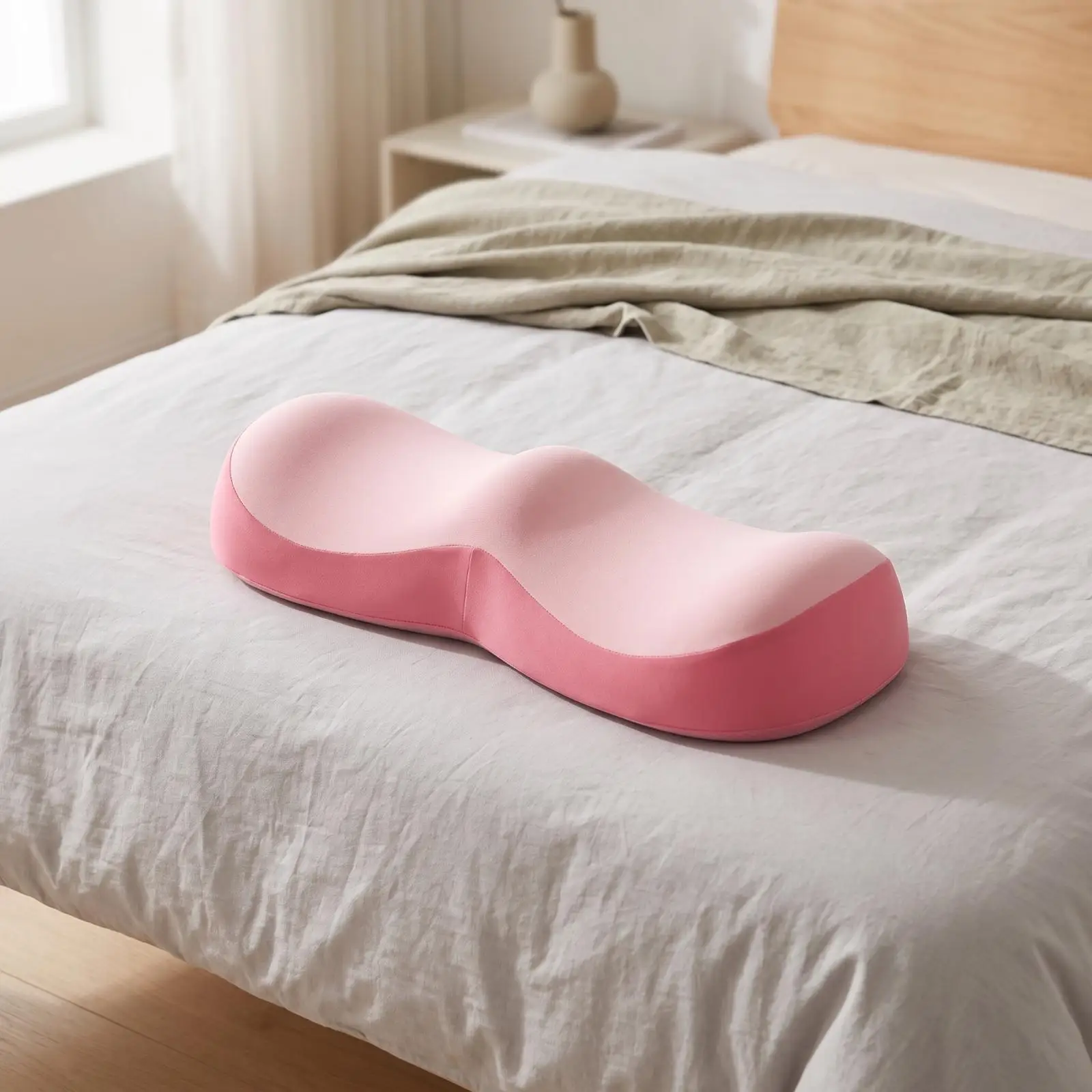 Ergonomic Leg Cushion for Sleeping Memory Foam Foot Elevator Pillow for Circulation Lower Body Relief view 6