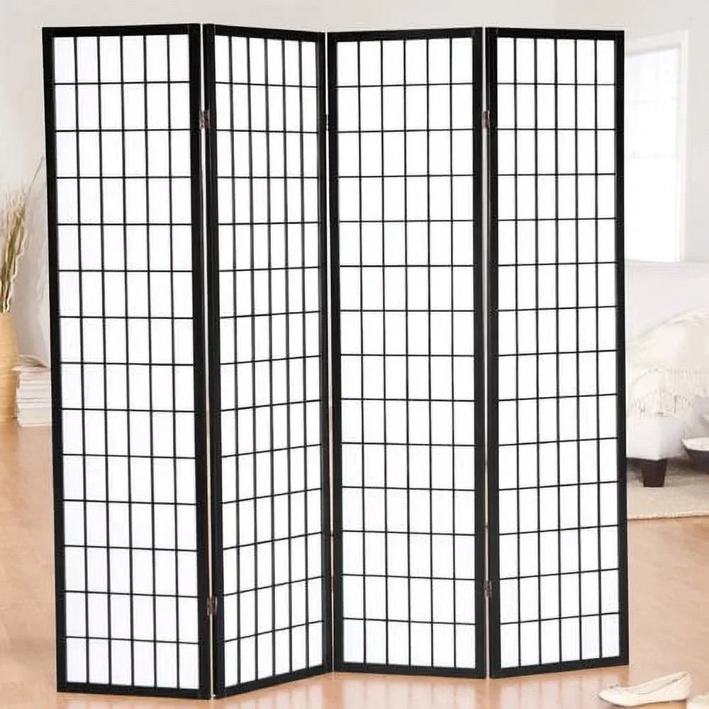 

4 Panel Screen Room Divider, Room Divider, 4 Panel, Cherry Separator, Home Decor, Garden, 72"W x 71"H